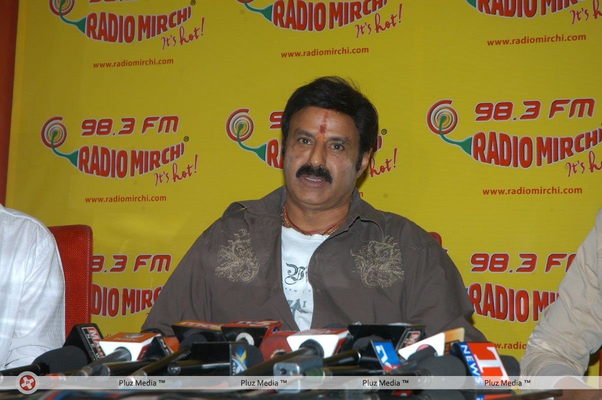 Nandamuri Balakrishna - Balakrishna At Radio Mirchi for Sri Rama Rajyam - Pictures | Picture 122217